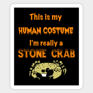 This is my Human Costume, I'm really a Stone Crab Magnet